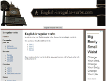 Tablet Screenshot of english-irregular-verbs.com